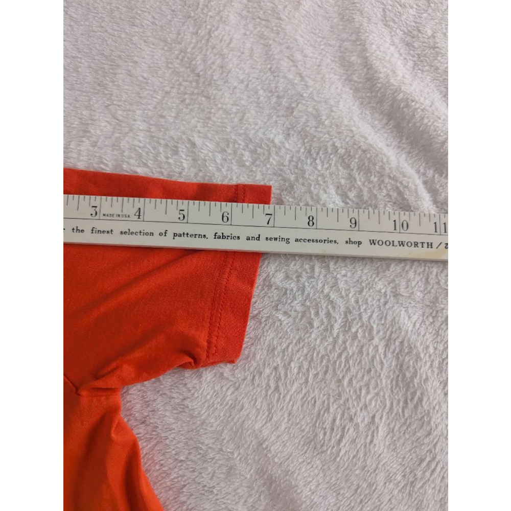Sunspel Orange T-Shirt-XS - Picture 7 of 8